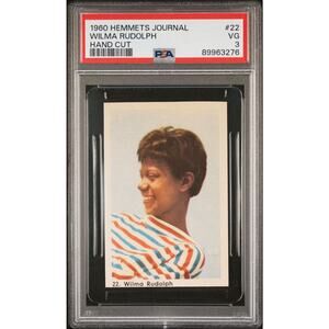 1960 Hemmets Journal Wilma Rudolph PSA 3 Olympic Gold Medalist USA Track & Field